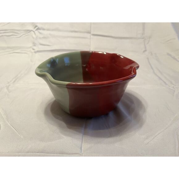 Kent Follette Handmade Studio Pottery Oven Safe Baked Round Dish Bowl 9” - Picture 4 of 5